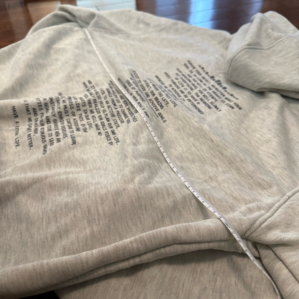 Dazy oversized hoodie in light grey size M - Picture 4 of 4
